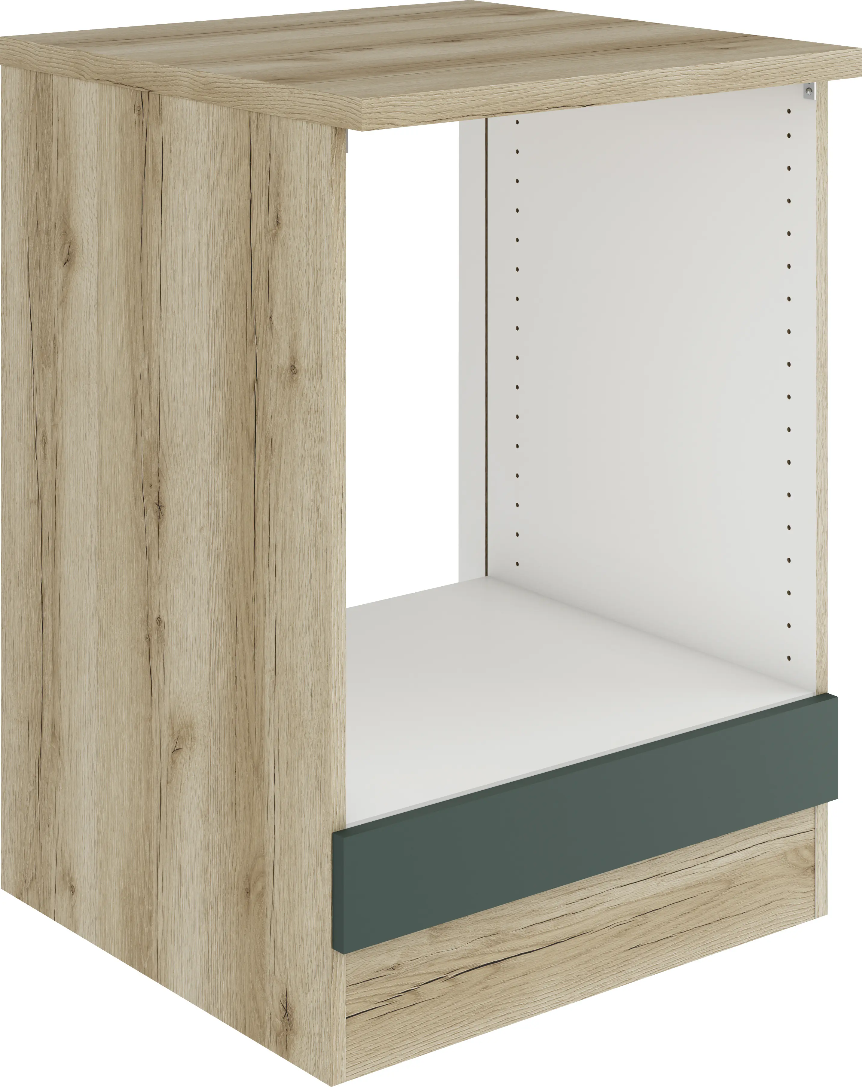 Optifit Herdumbauschrank Savona 405 steingrün/eiche 60 cm