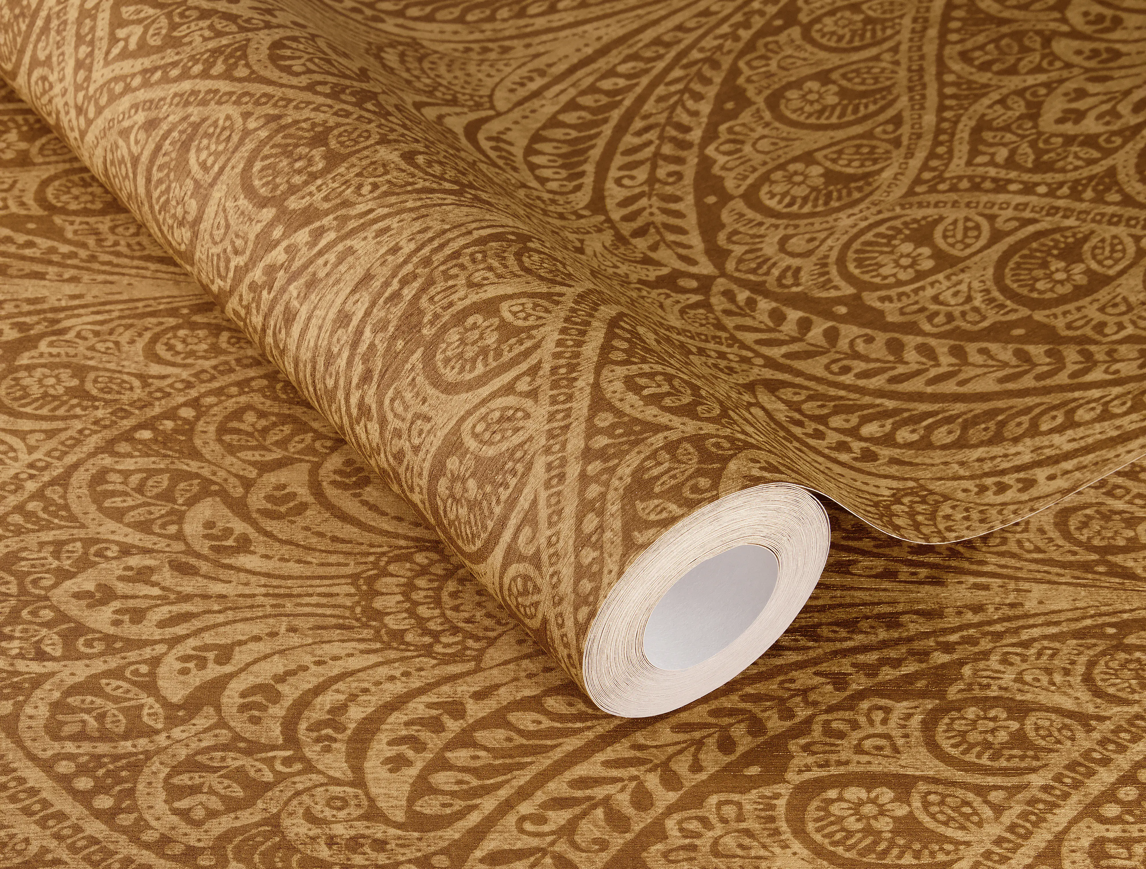 Rasch Vliestapete 746341 Orange-Braunorange Muster & Motive 10,05 m x 0,53 m