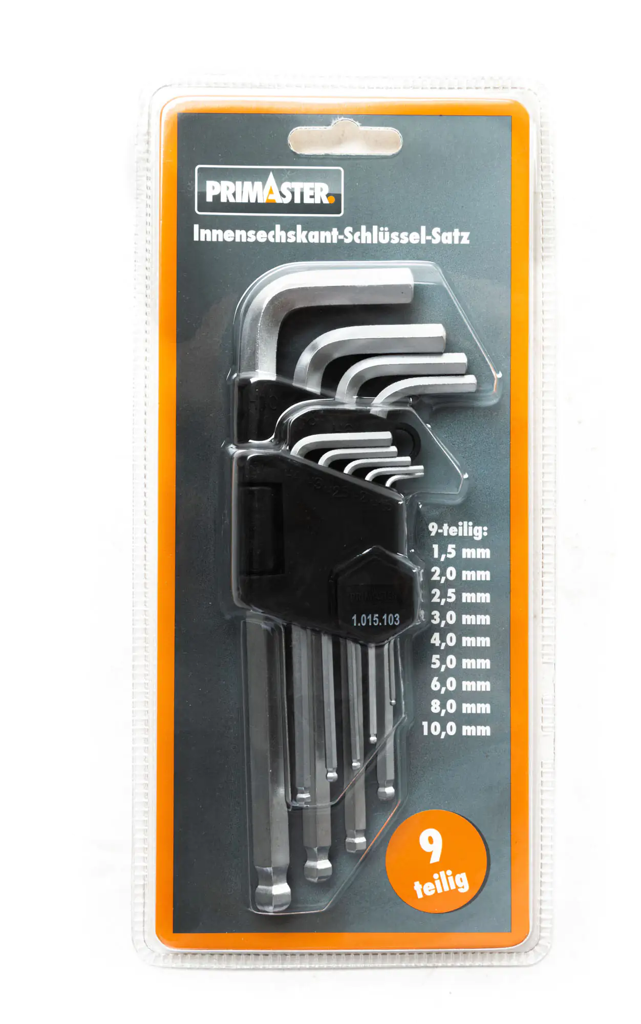 Primaster Schlüssel-Set 9-teilig Innensechskant Primaster Schlüssel-Set 9-teilig Innensechskant