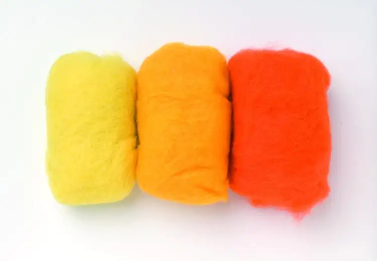 Glorex Schafwolle gelbmix 3 x 10g