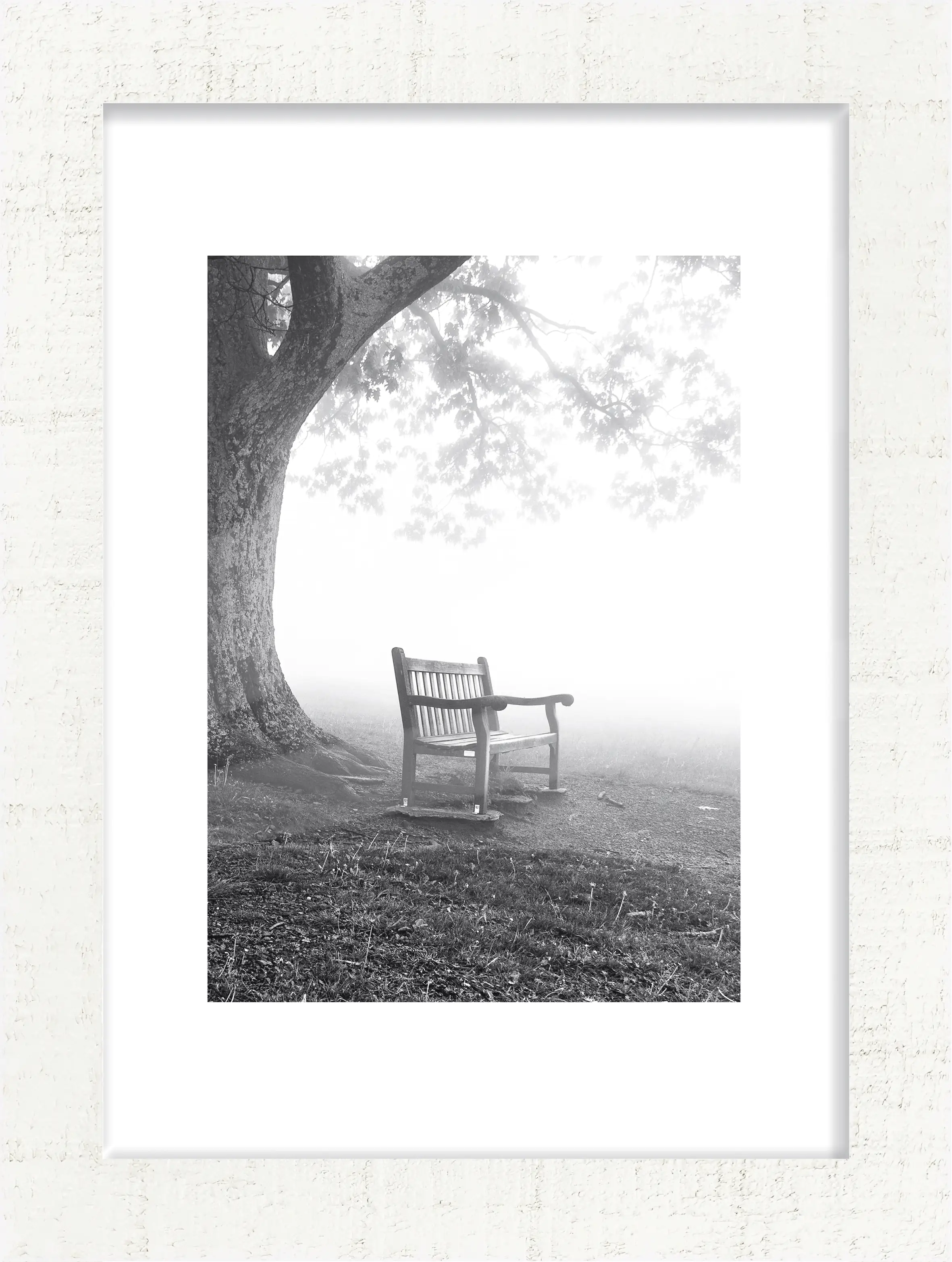 Holz Bilderrahmen Bern, weiß, 21 x 29,7 cm (A4)