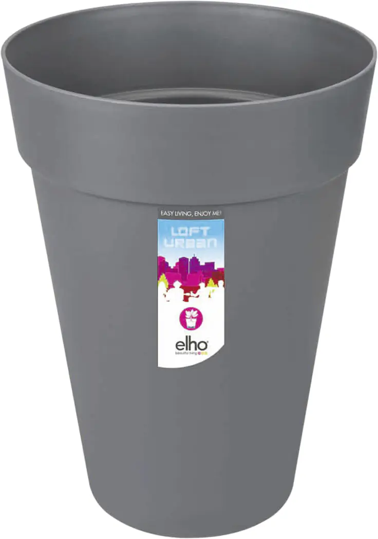 Elho Pflanztopf Loft Urban Ø 42 x 56 cm anthrazit