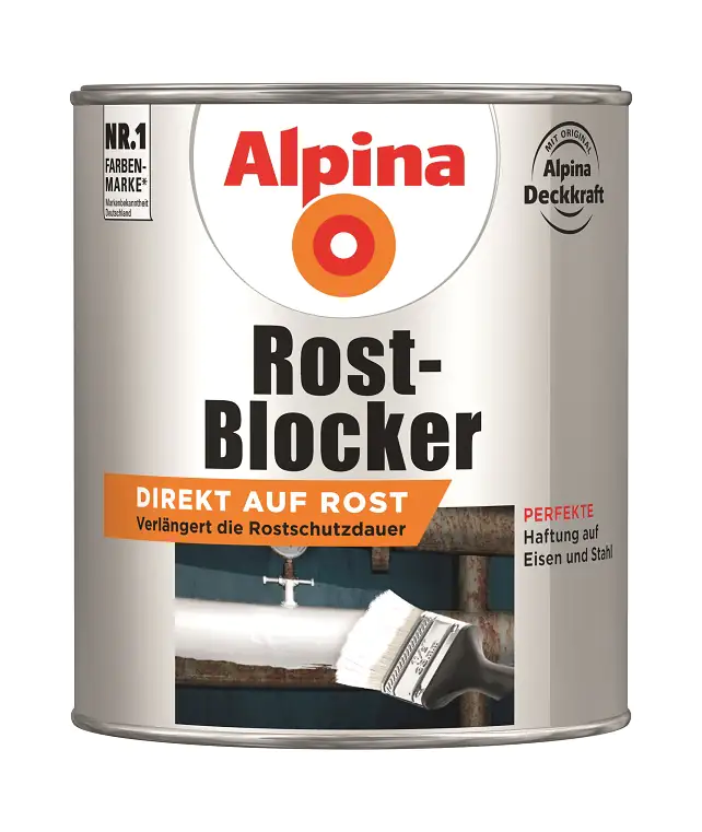 Alpina Metallschutz-Lack Rostblocker 750 ml Alpina Metallschutz-Lack Rostblocker 750 ml