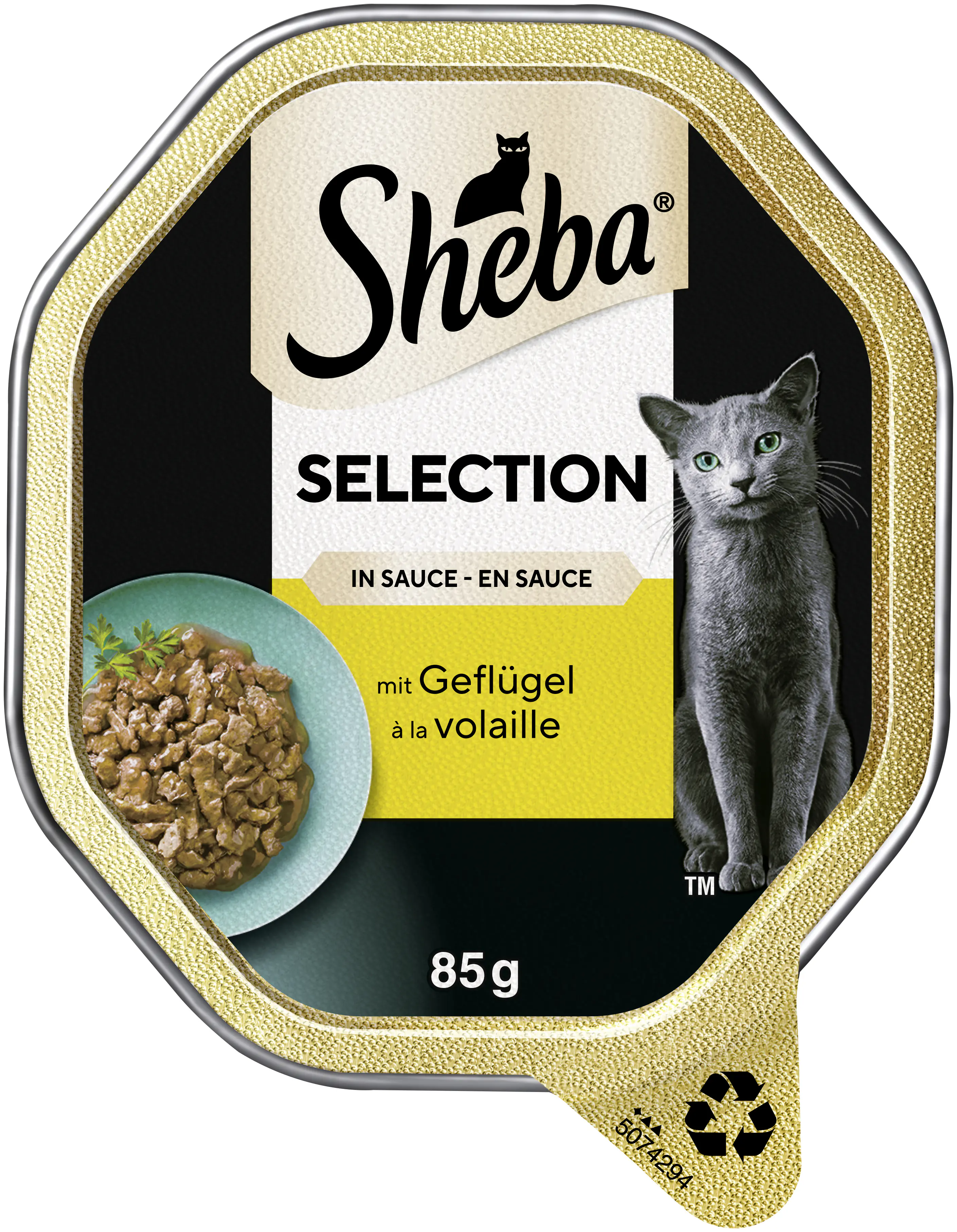 Sheba Selection in Sauce Katzennassfutter Adult 85 g Geflügelhäppchen