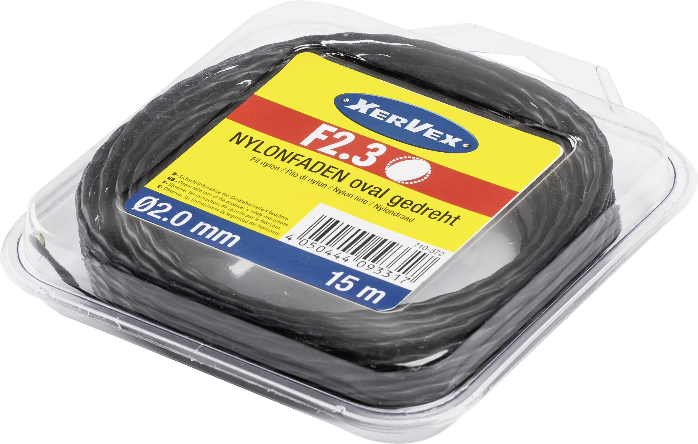 Nylonfaden F2.3 oval 2 mm 15 m