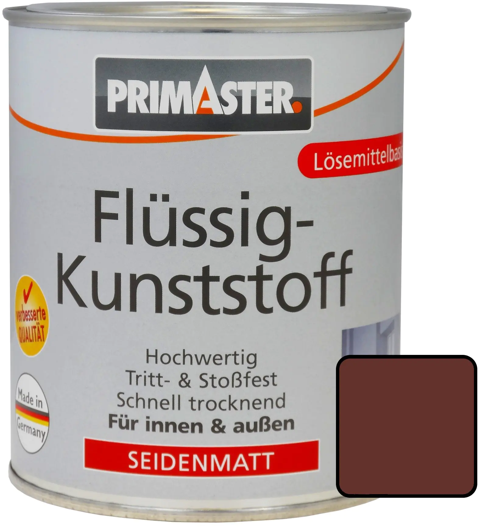 Primaster Premium Flüssigkunststoff RAL 8012 750 ml rotbraun seidenmatt