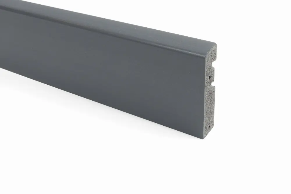 Primo Fußleiste SL 5106 massiv anthrazit 250 cm x 65 x 15 mm