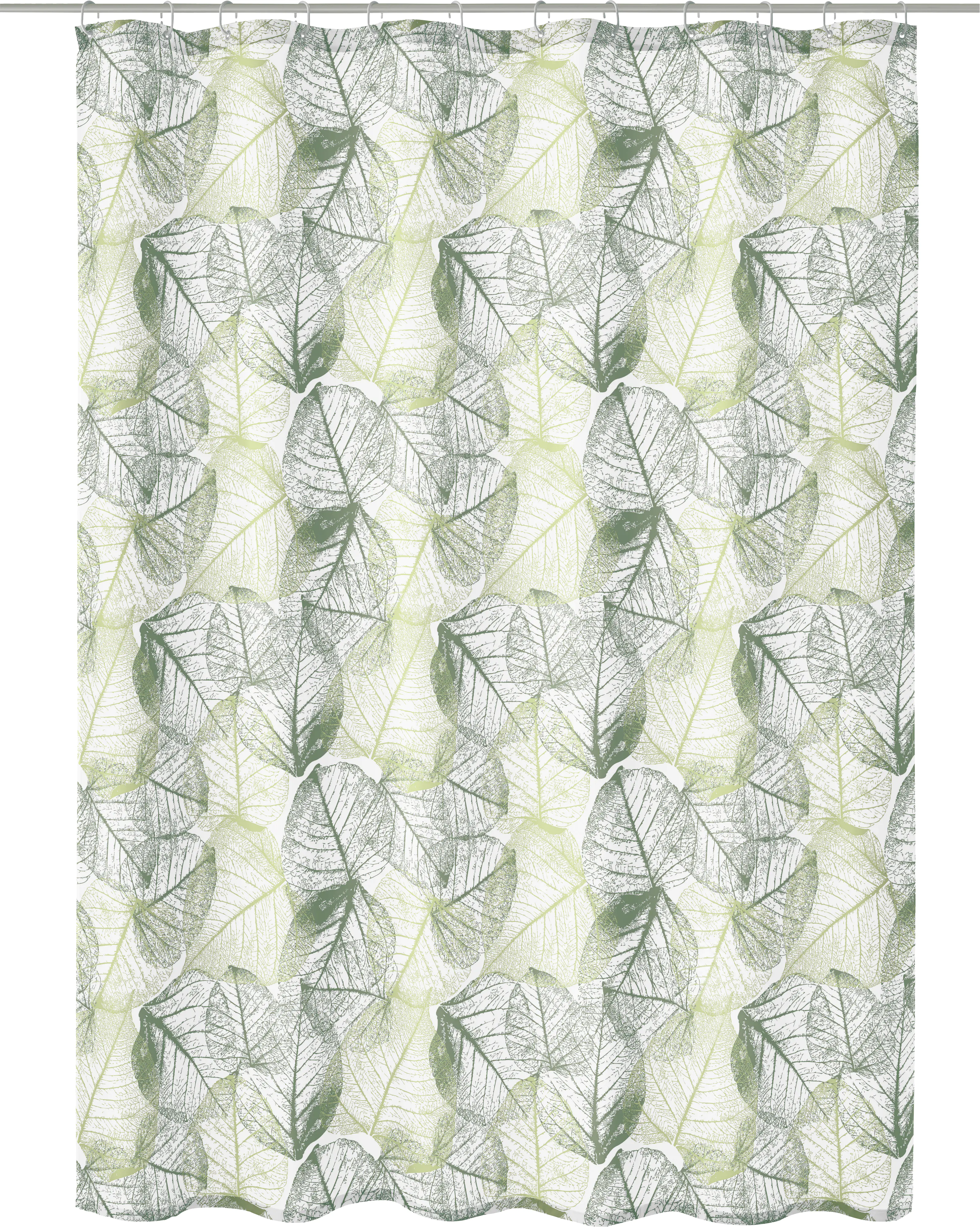 Kleine Wolke Duschvorhang grün Dill Selva 180 x 200 cm
