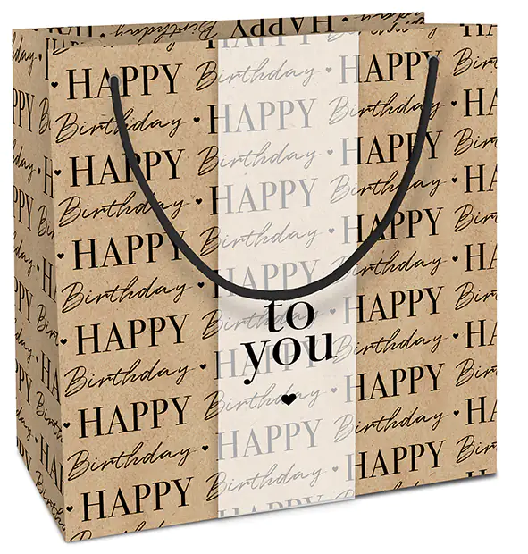 Braun & Company Geschenktasche Fantasie 20 x 21 x 8 cm