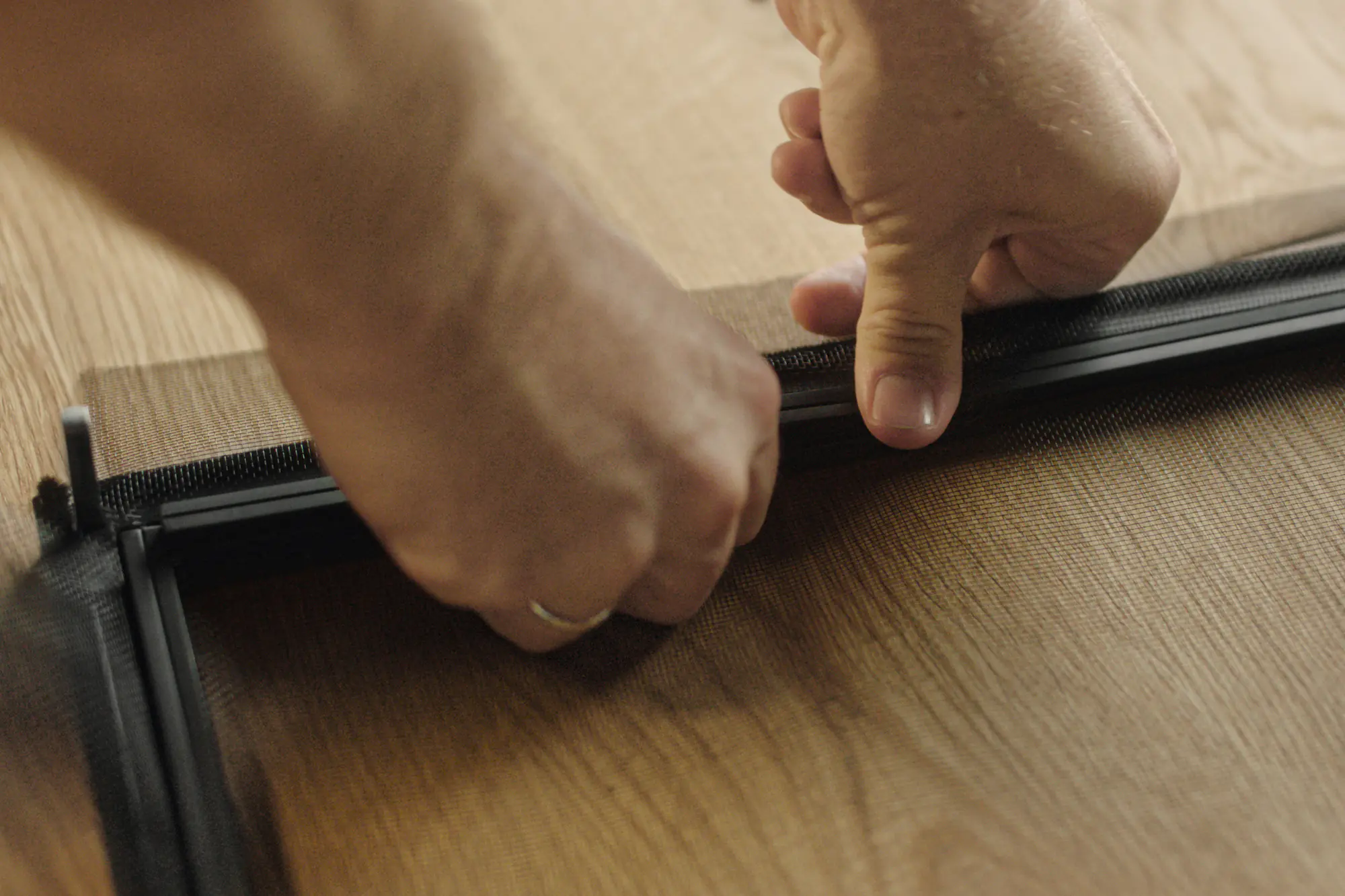 tesa Fliegenschutz-Fenster FALT 80 x 80 - 140 x 140 cm weiß/weiß