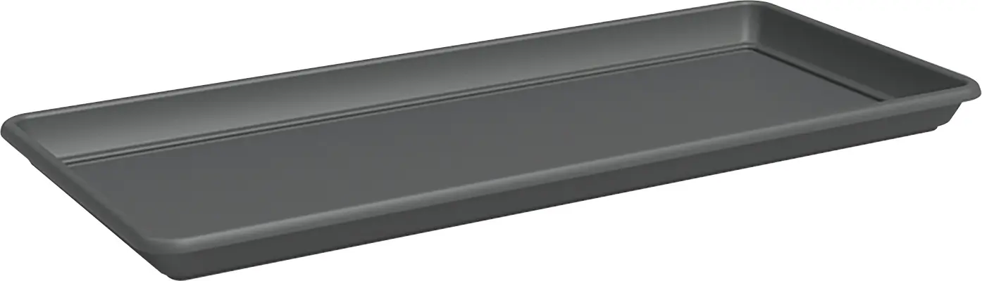 Artevasi Untersetzer für Blumentopf Venezia XL Kunststoff 80 x 30 cm anthrazit 