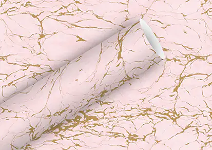 Geschenkpapier Marmor rosa 2 m