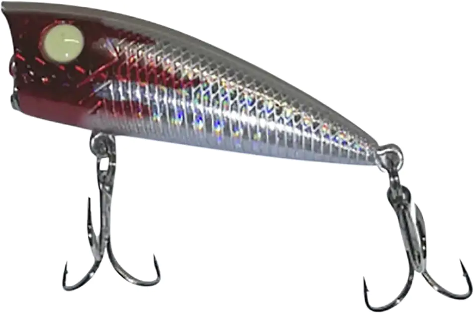 Paladin Kunstköder Scared Popper 4g/6cm/redhead/float