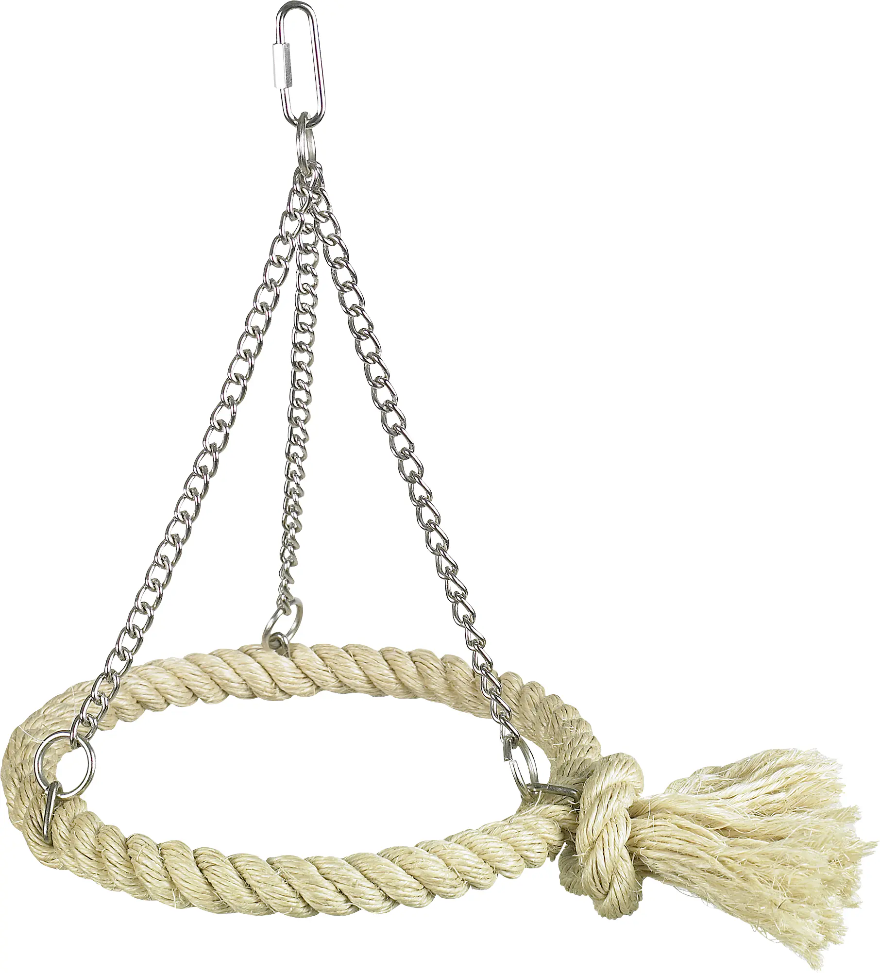 Nobby Cage Toy Sisal Schaukel Ring natur