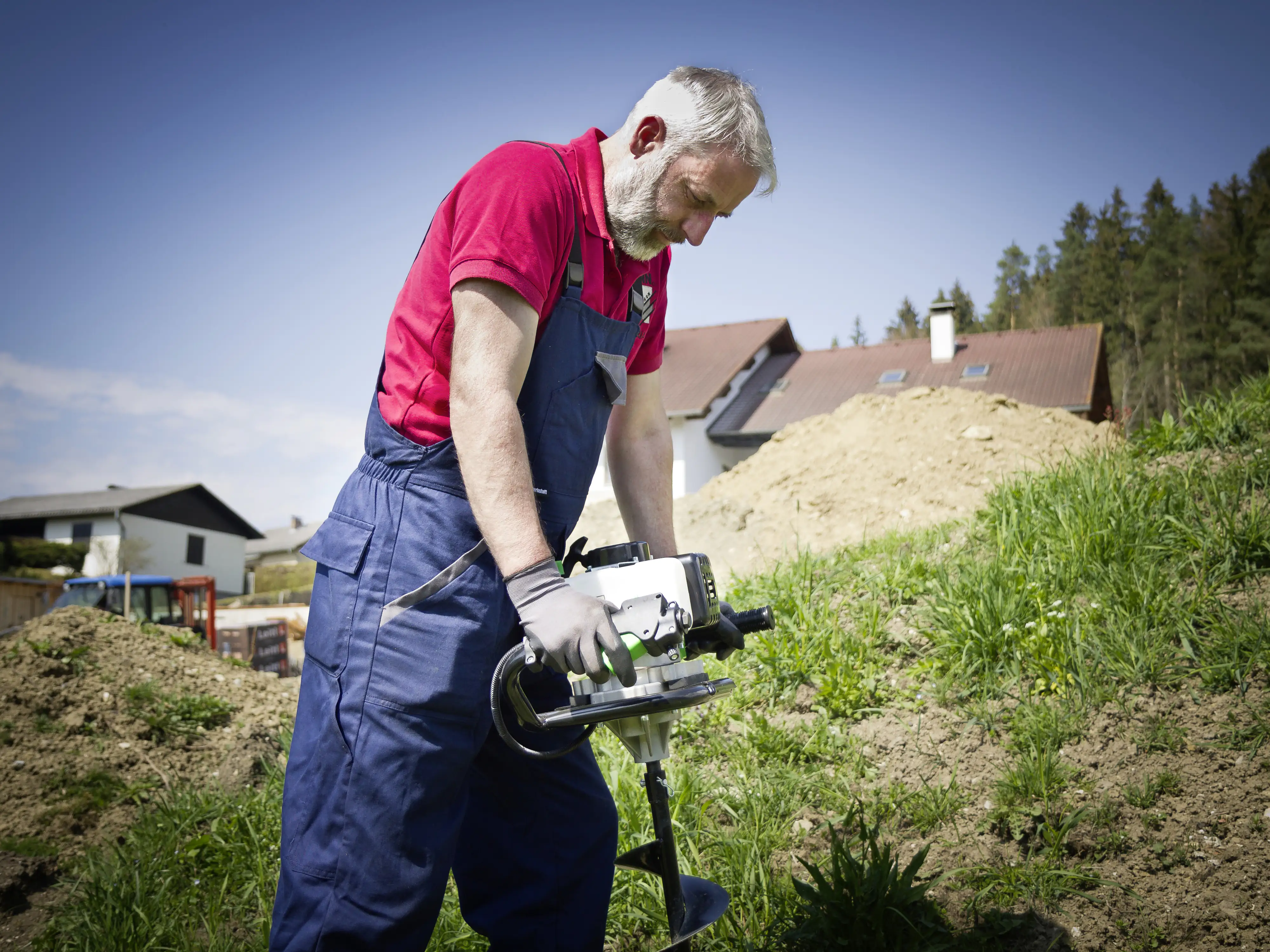 Zipper Erdlochbohrer ZI-ELB70 inkl. 3 Bohrer (100/150/200 mm)
