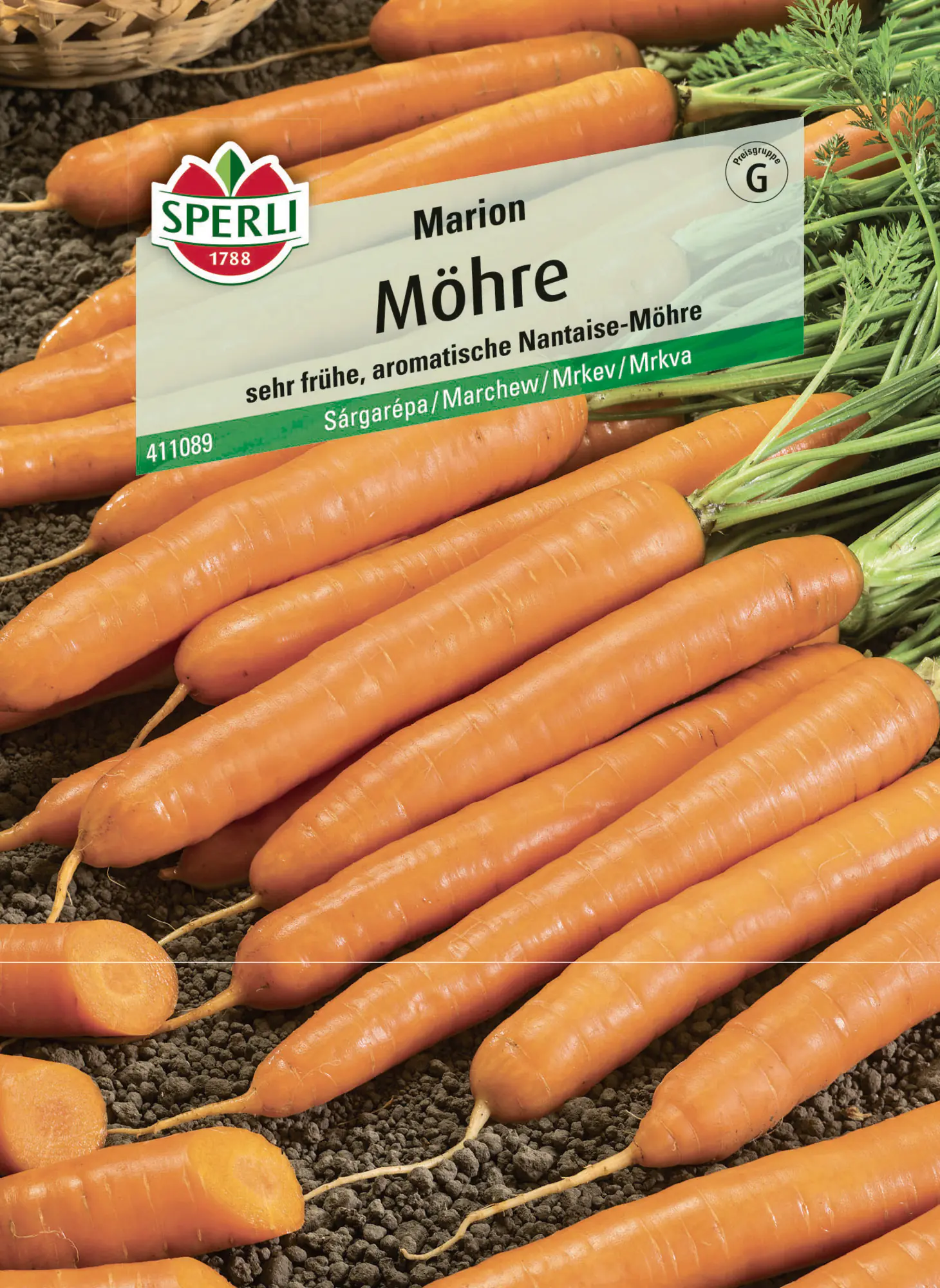Sperli Saatgut Möhren Marion F1 für bis zu 4-5 lfd. Meter