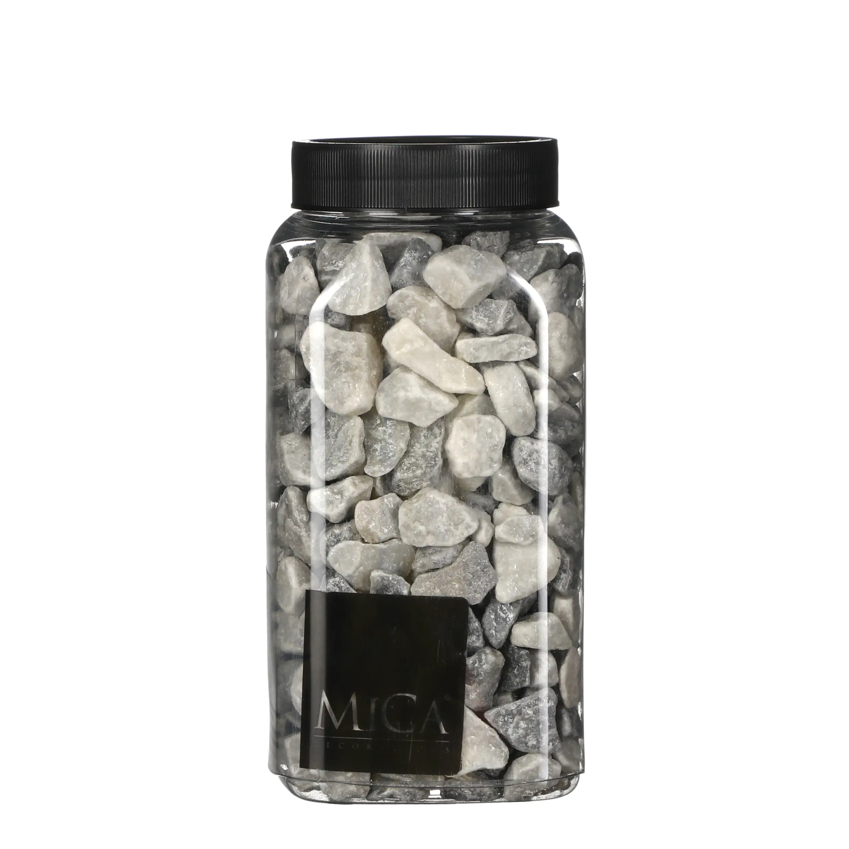 8718861631432 Mica Decorations Dekorative Steine hellgrau 650 ml 1 kg