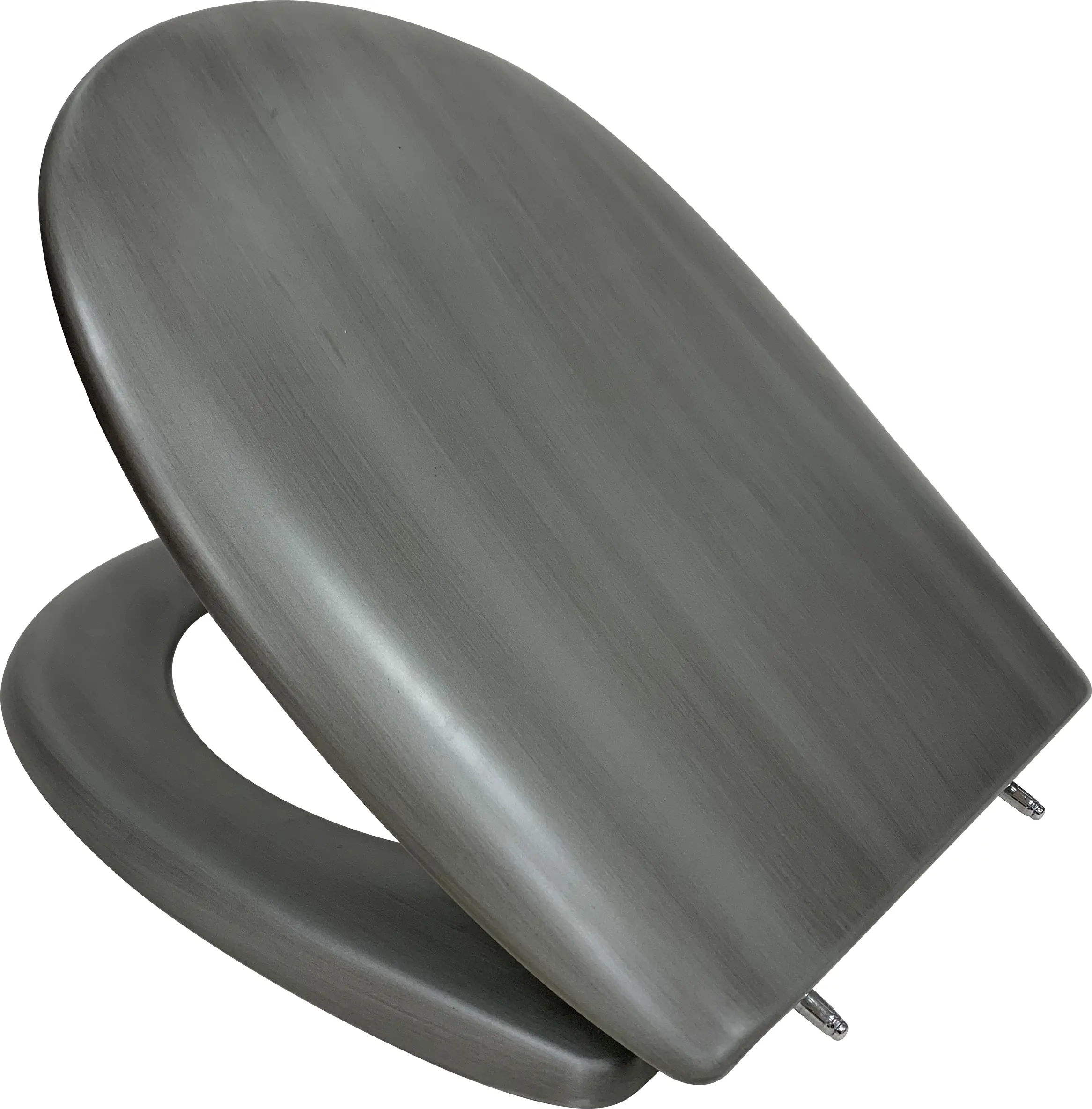 Primaster WC-Sitz mit Absenkautomatik Metallic grau