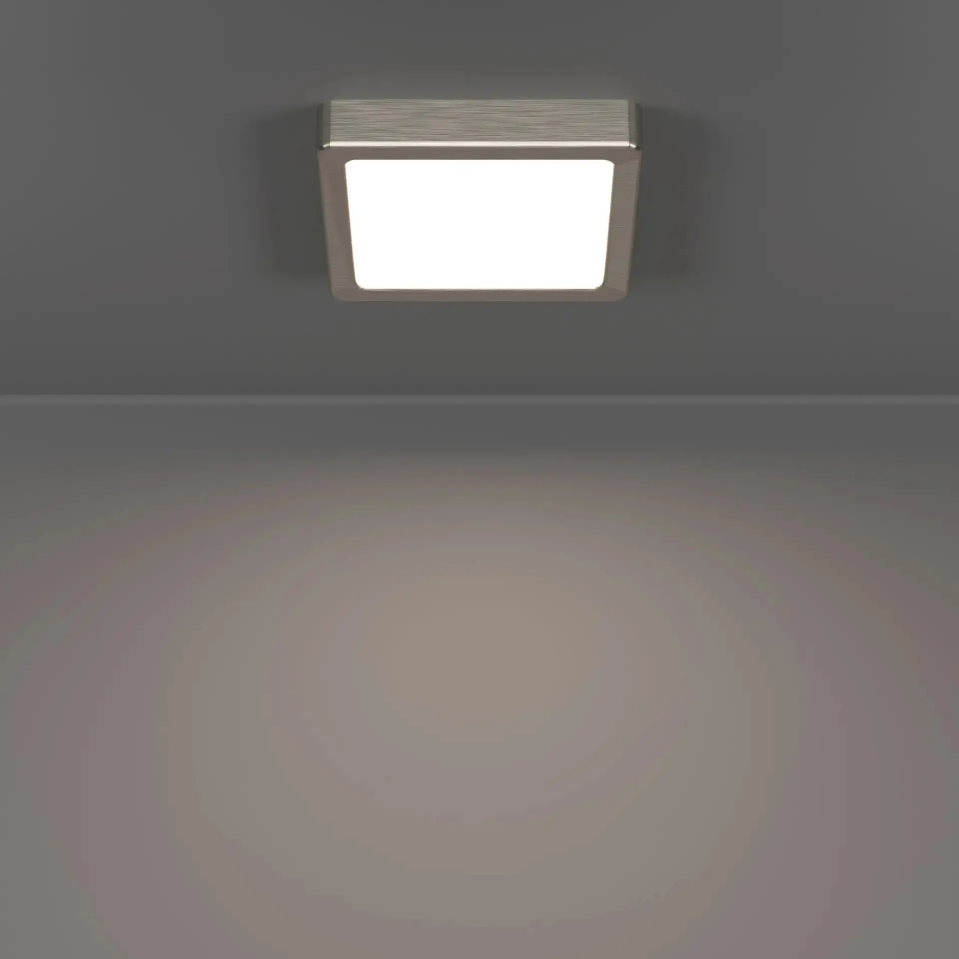 Eglo LED Deckenleuchte Fueva 6 nickel matt 22 x 33 cm warmweiß-kaltweiß Eglo LED Deckenleuchte Fueva 6 nickel matt 22 x 33 cm warmweiß-kaltweiß