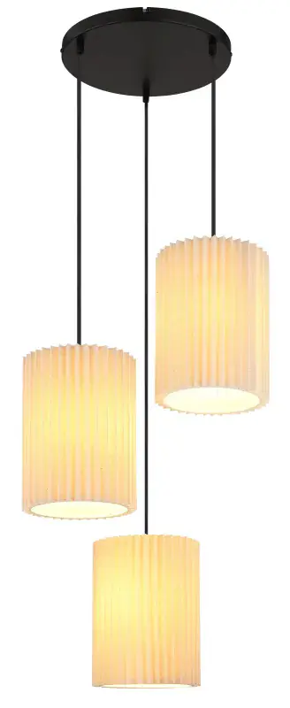 Globo Hängeleuchte Page 46 x 120 cm Ø x H schwarz matt