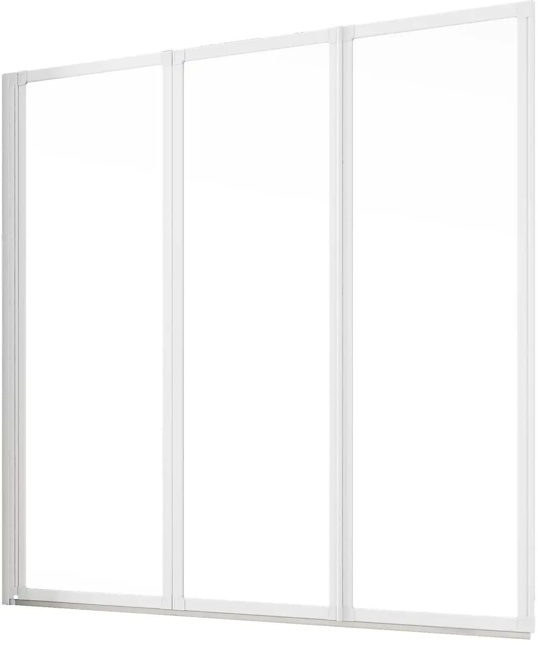 Schulte Badewannenaufsatz EP1330 3-tlg. 121x127 cm