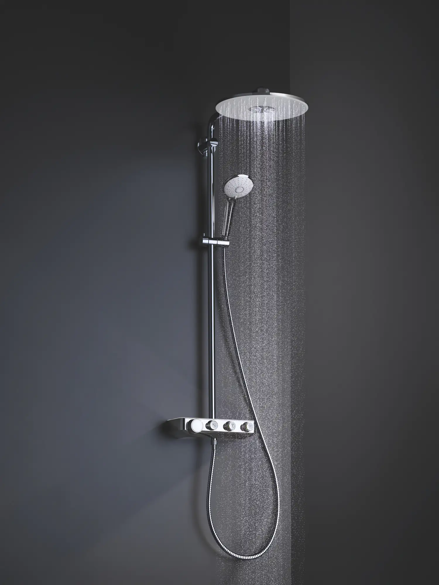 4005176457609_2500348 Grohe Kopfbrausesystem Euphoria moon white SmartControl
