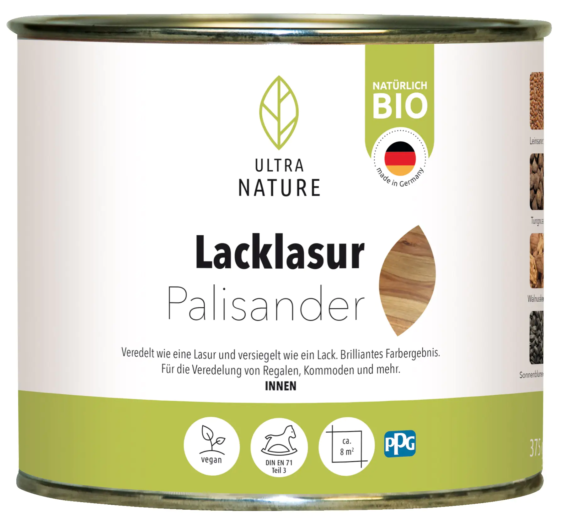 Ultra Nature Lacklasur 375 ml palisander