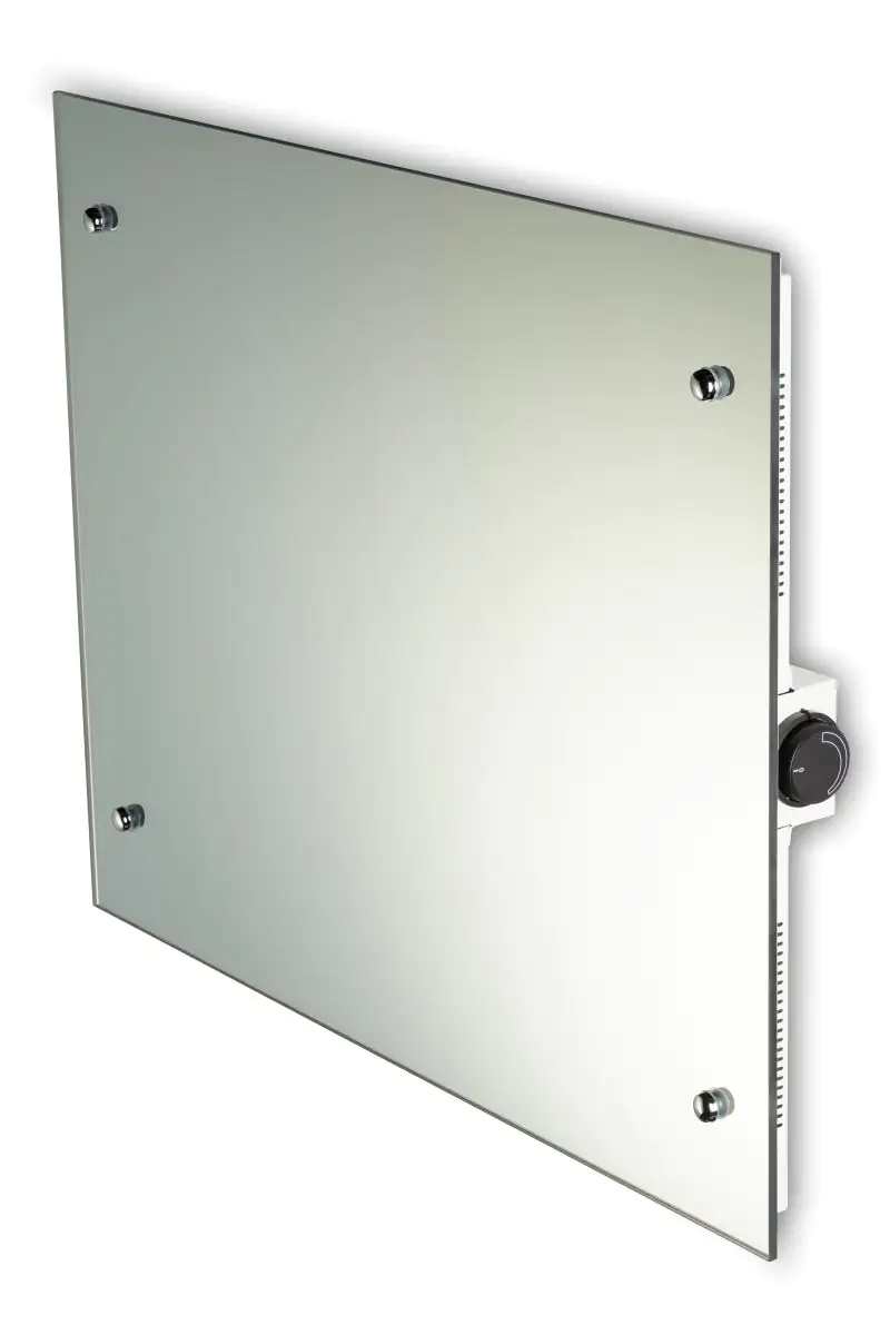 Bella Jolly Infrarot Glasheizkörper 50x50 cm 350 Watt Spiegel