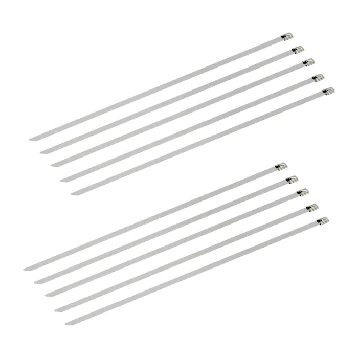 Schwaiger Edelstahl-Kabelbinder 7,9 x 400 mm 10 Stück