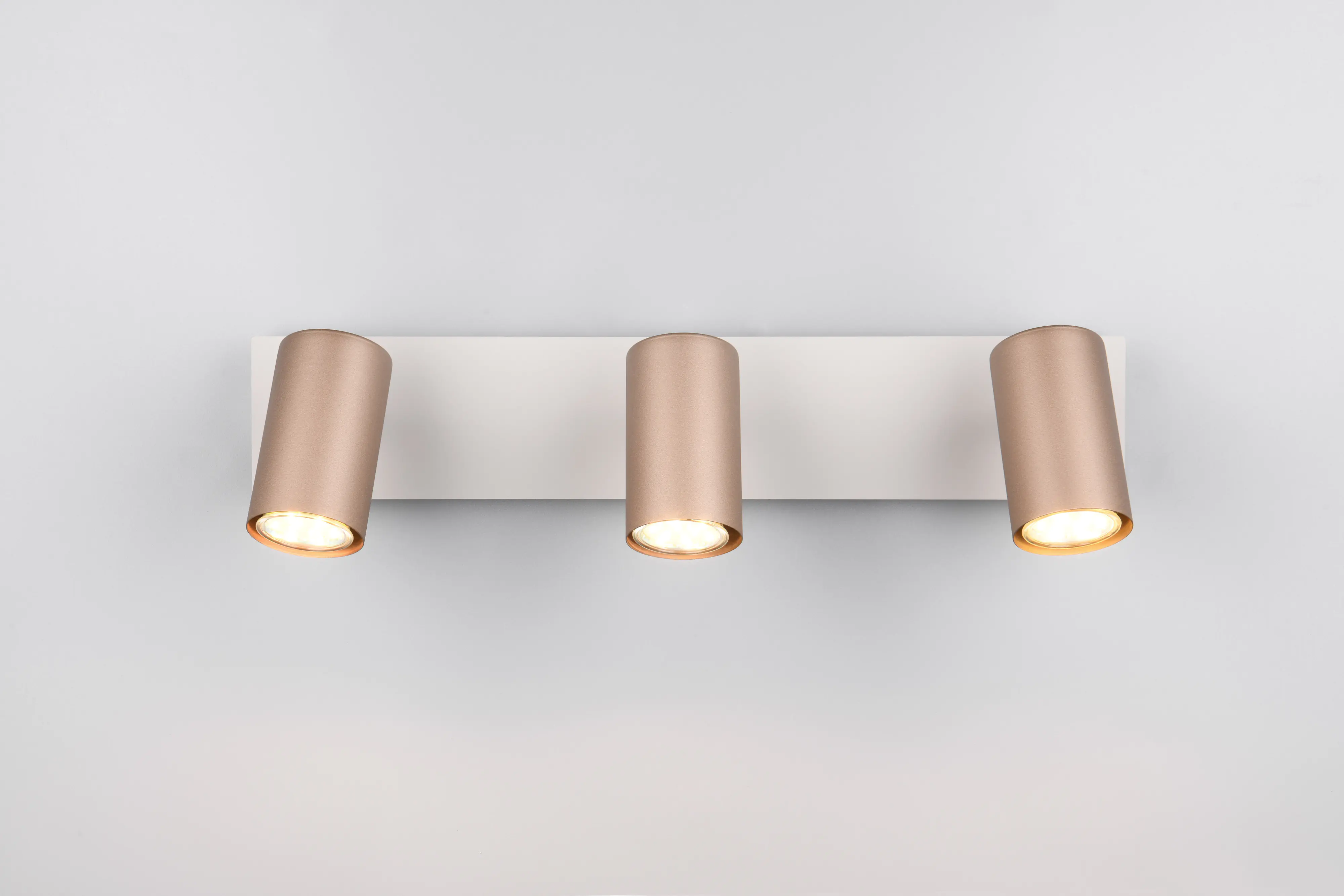 Trio Leuchten 3er Spot Marley GU10 coffee Metall Trio Leuchten 3er Spot Marley GU10 coffee Metall