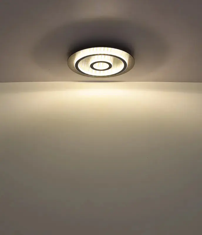 Globo Deckenleuchte Jayden 45 x 5,5 cm Ø x H schwarz warmweiß