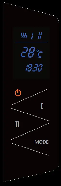 Rowi Glas-Flächenkonvektor HGF 700/2/1 DF mit Handtuchhalter, 700 Watt