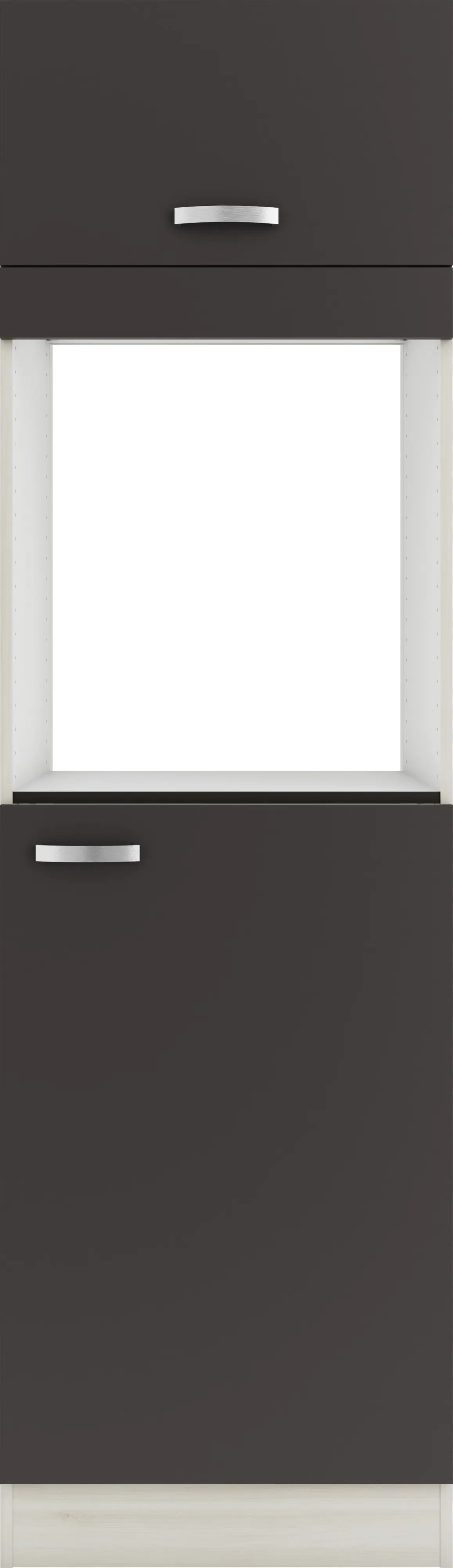 Optifit Hochschrank Faro 220 anthrazit/akazie 60 cm