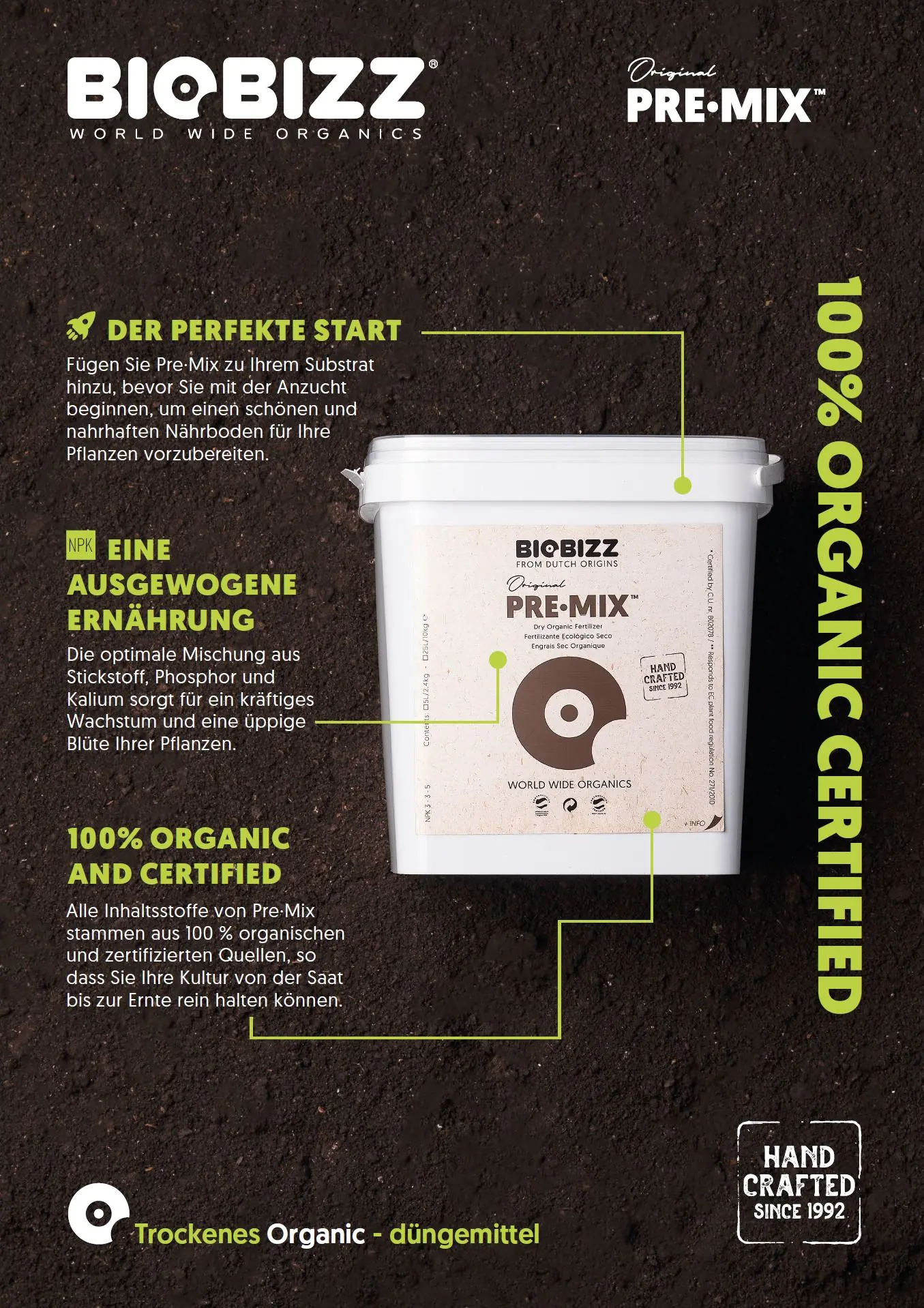 BioBizz Trockendünger Pre-Mix 5 l