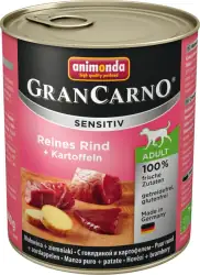 Animonda GranCarno Adult Sensitiv Reines Rind + Kartoffeln 800 g
