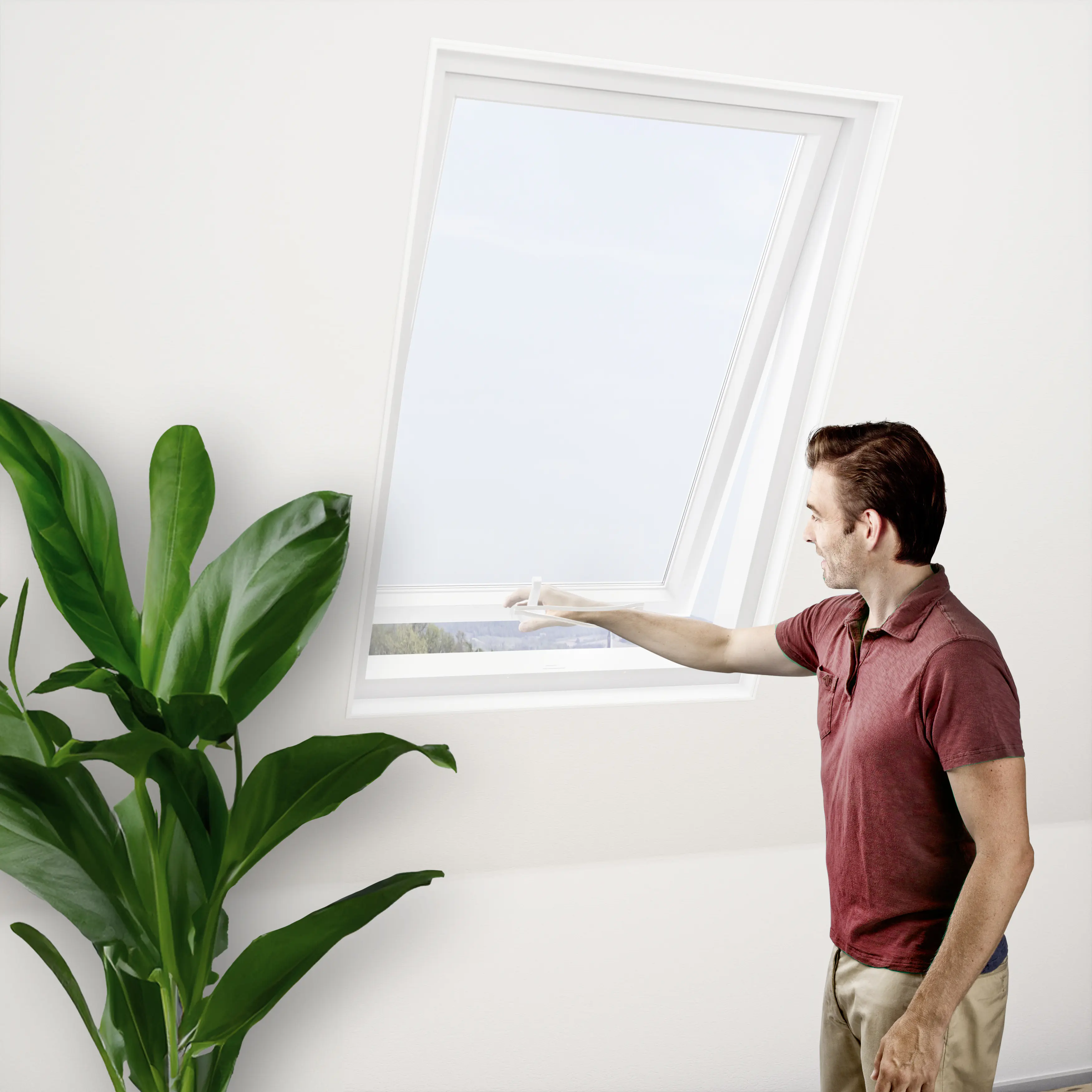 Windhager IS Fliegenschutzgitter Dachfenster 130 x 150 cm weiß