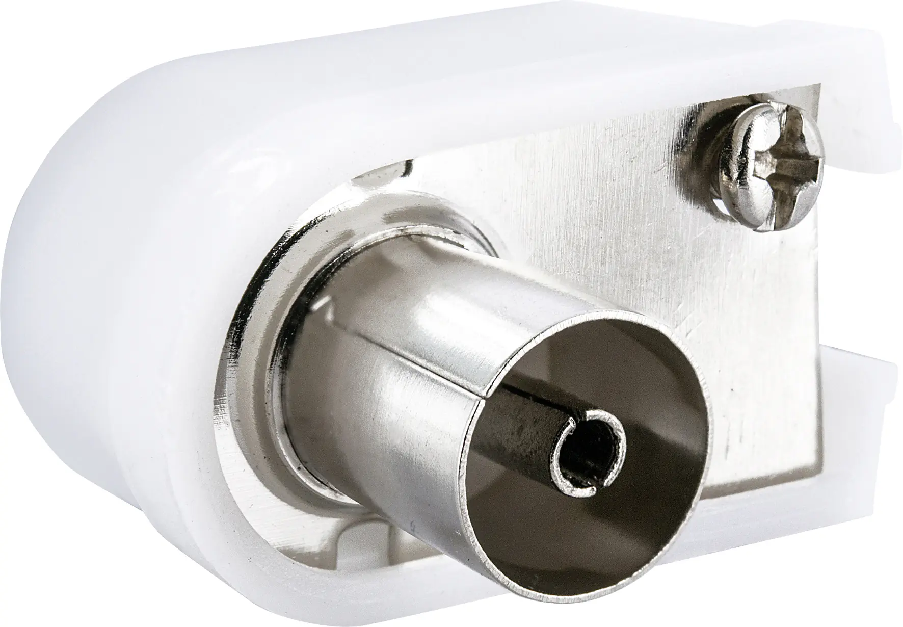 Schwaiger IEC Winkelbuchse WST20 532 weiß, 1 Stk.