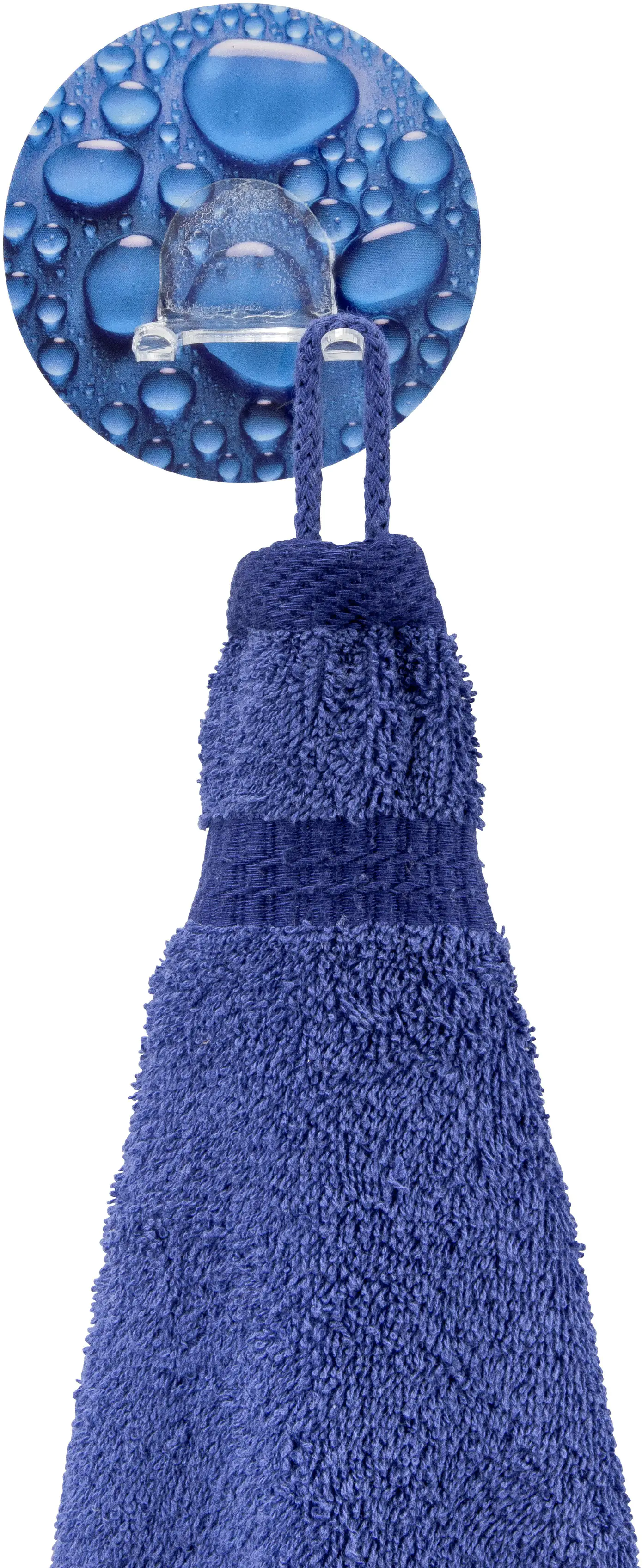 Wenko Static-Loc Wandhaken Duo Kunststoff, Design: Aqua