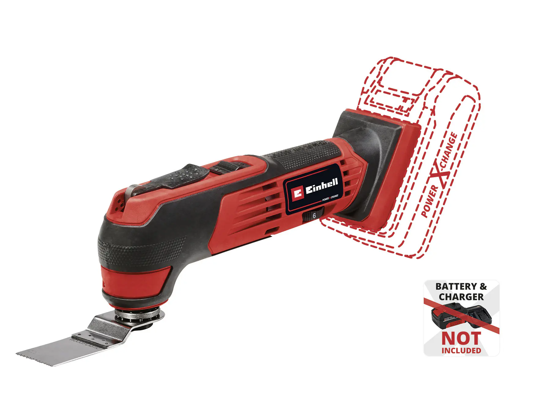 Einhell Expert Akku-Multifunktionswerkzeug TE-MG 18/1 Li Solo Einhell Expert Akku-Multifunktionswerkzeug TE-MG 18/1 Li Solo