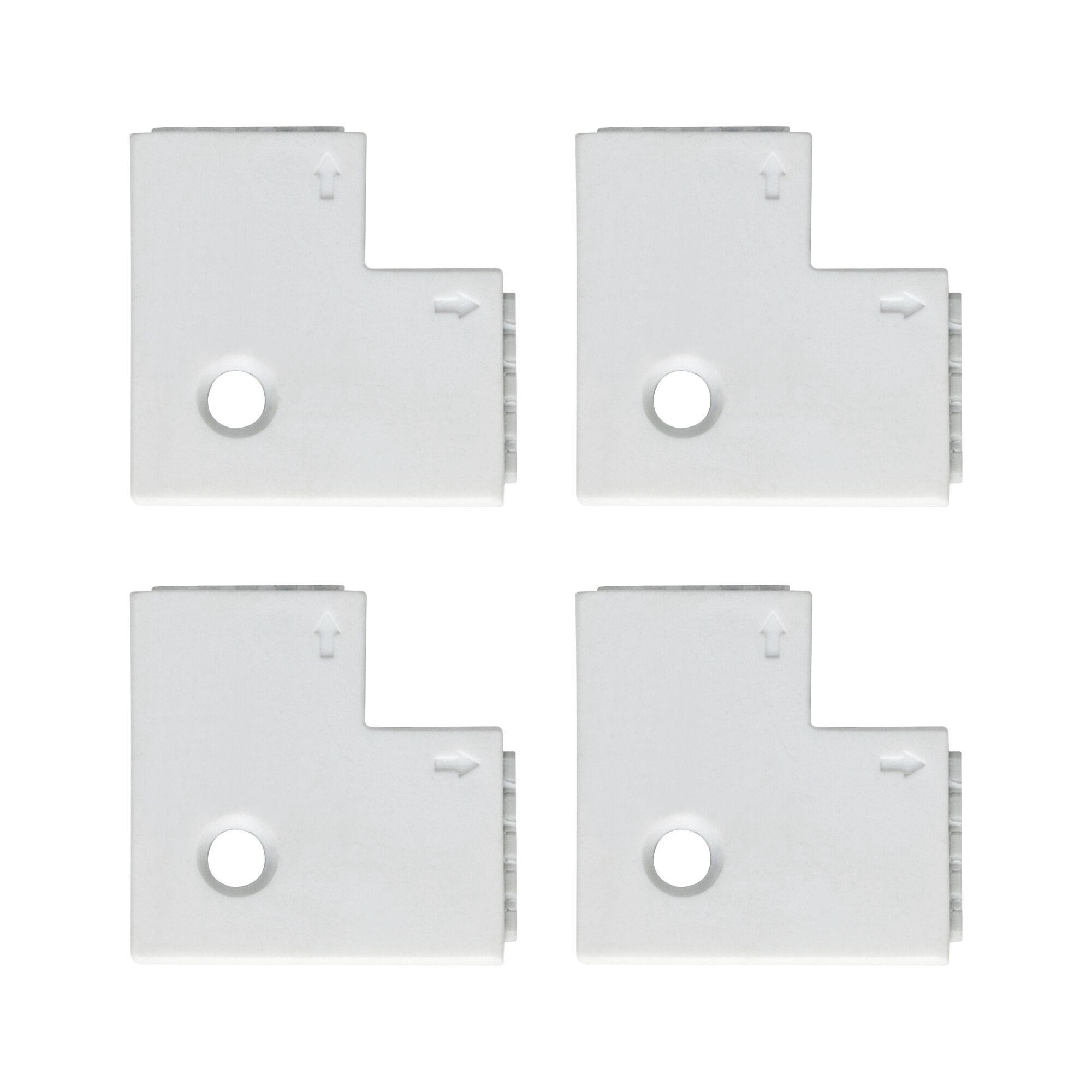 Paulmann MaxLED Edge-Connector weiß 90° 4er Pack