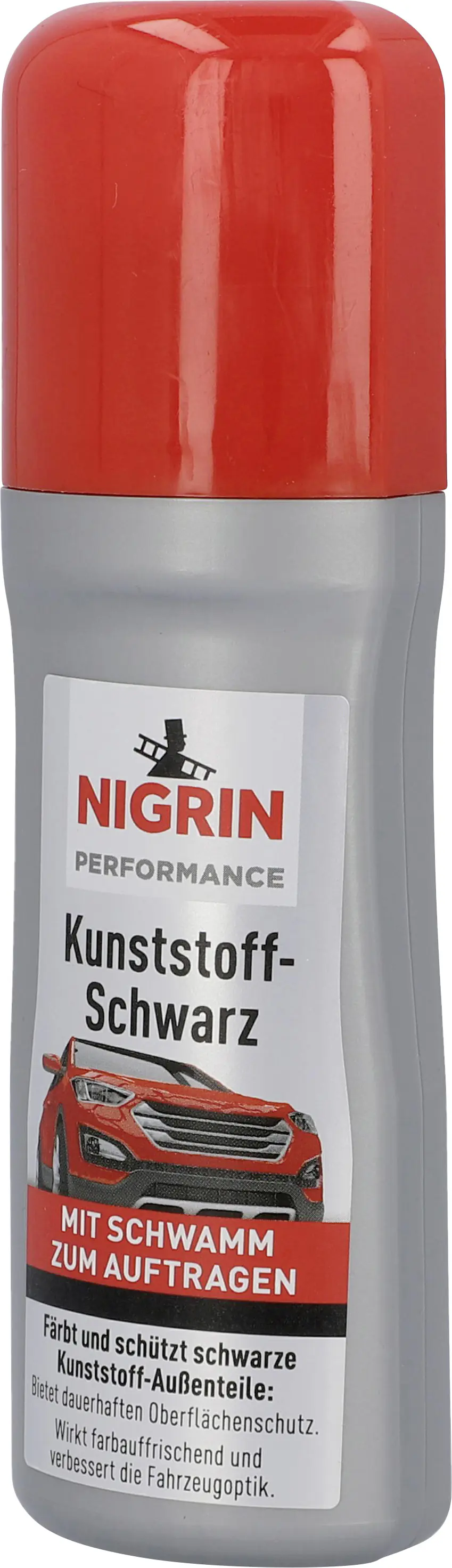 Nigrin Performance Kunststoff-Schwarz 75ml
