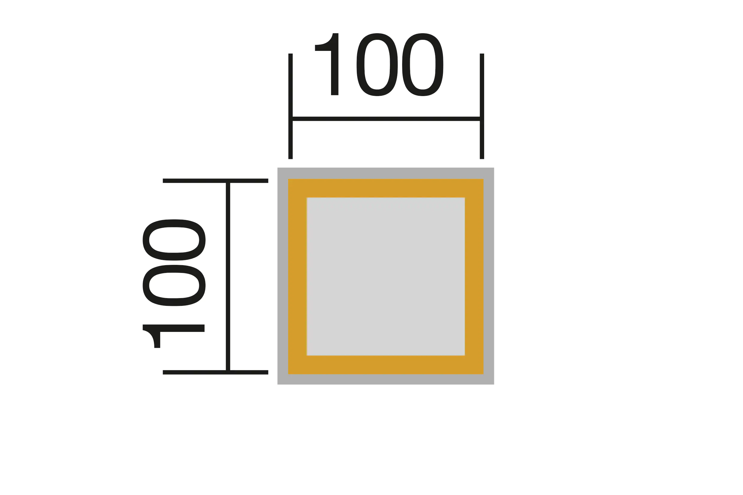 Weka Sandkasten Felix Gr. 1 100 x 100 cm