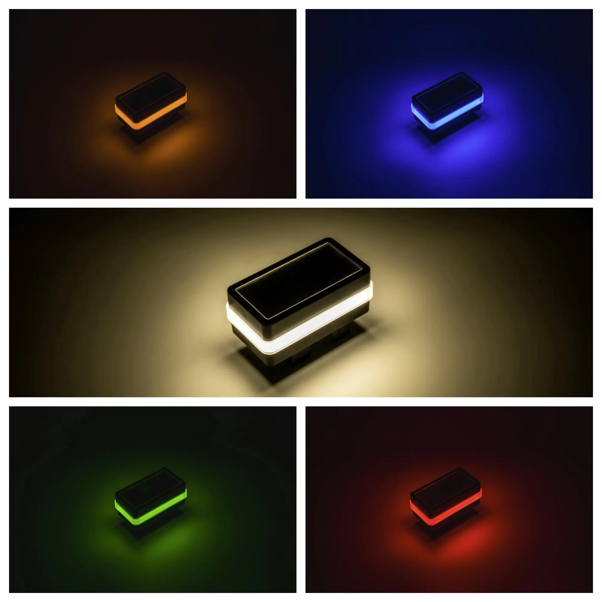 KAPPA LED Solar- Pfostenkappe 60/40 mm grün