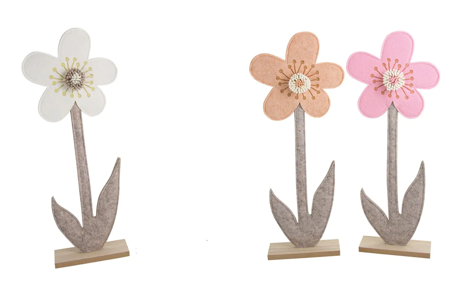 Riffelmacher Dekoblume zum Stellen 14 x 4 x 33 cm