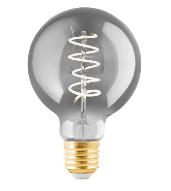 Eglo LED Globe G80 E27 4W rauch