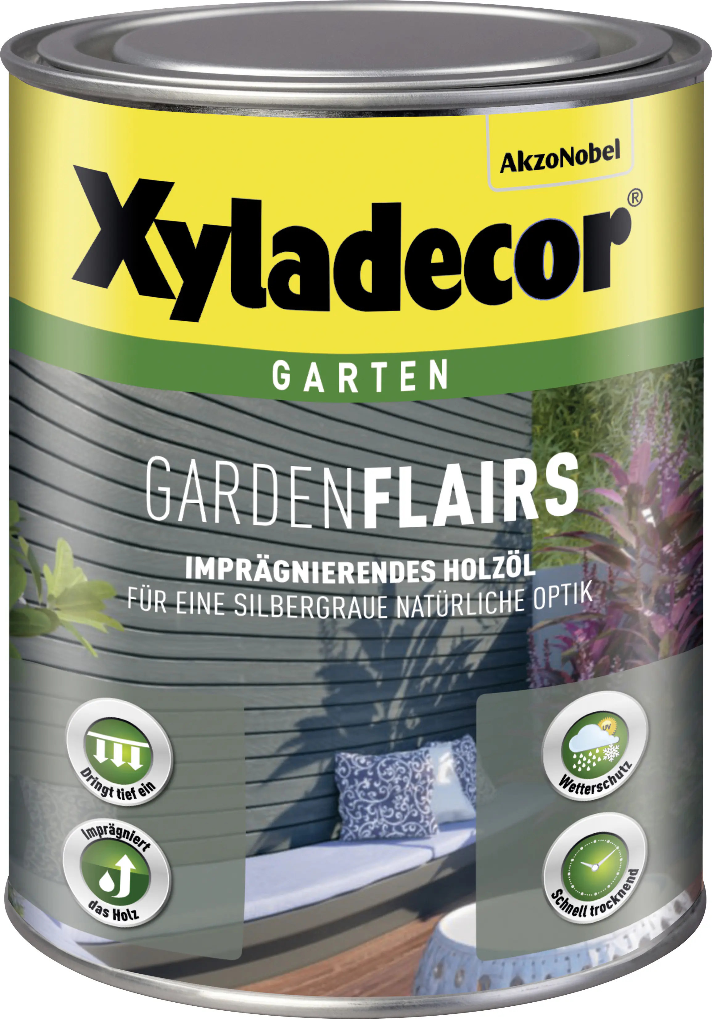 Xyladecor Holzöl 1 L klassik grau GardenFlairs