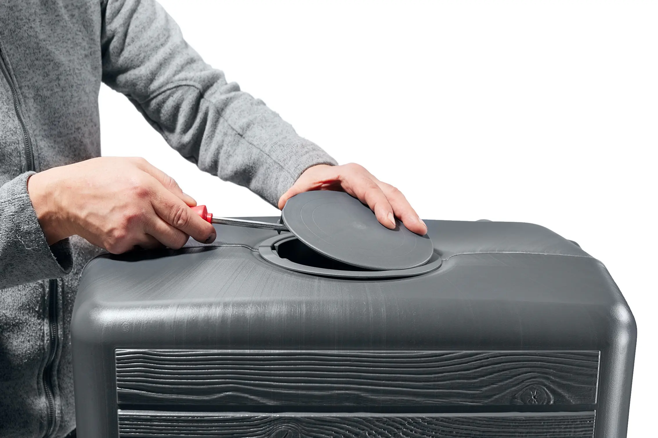 4rain Regenwasser-Wandtank Slim Wood Decor graphite grey 350 Liter 4rain Regenwasser-Wandtank Slim Wood Decor graphite grey 350 Liter