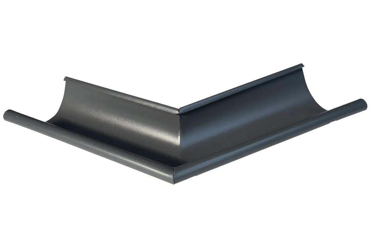 SKAN HOLZ Regenrinnen-Set für Pavillon Nancy 2, Stahl, verzinkt u. anthrazit beschichtet