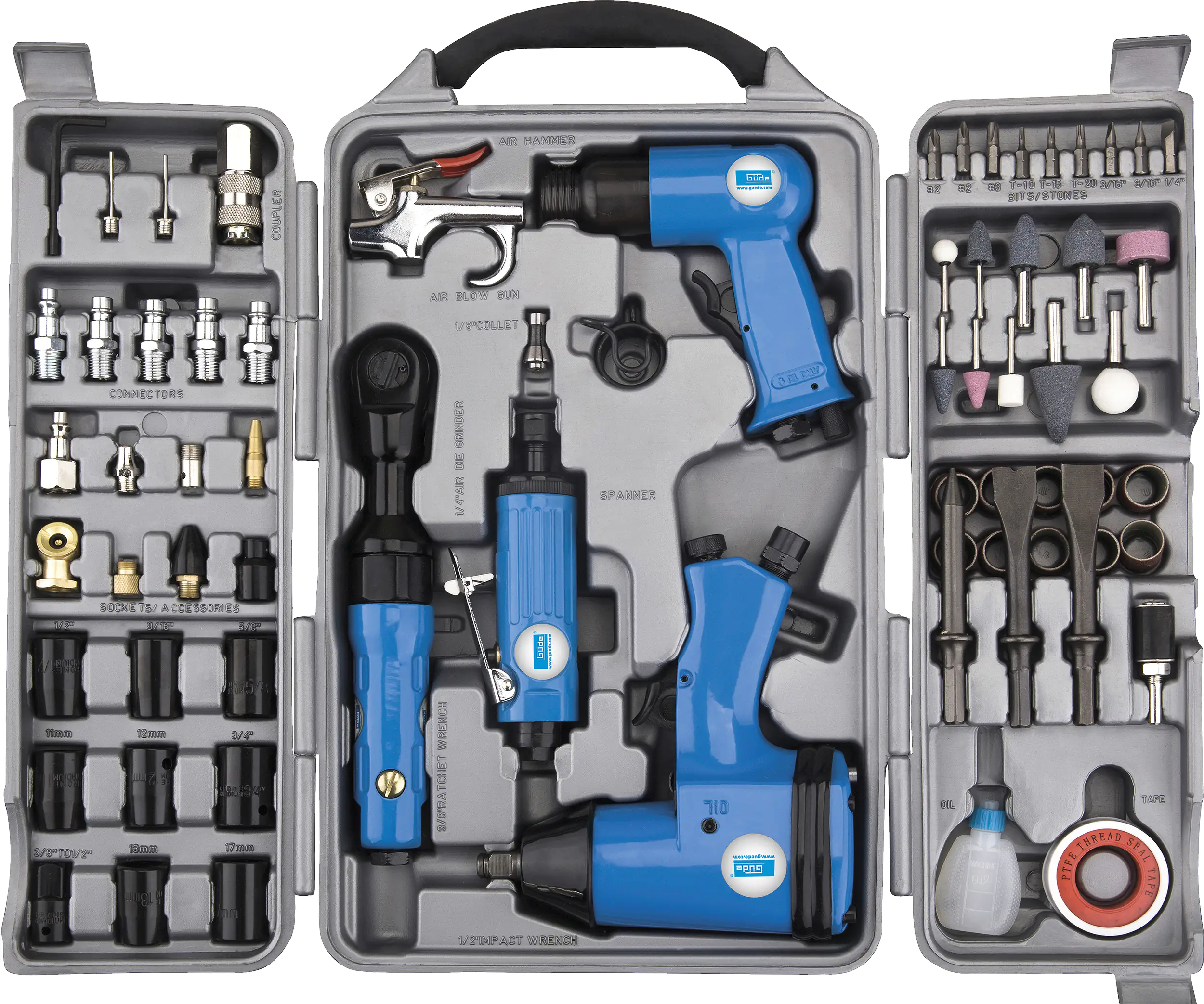 4015671404015 Güde Druckluftgeräte-Set 71-teilig
