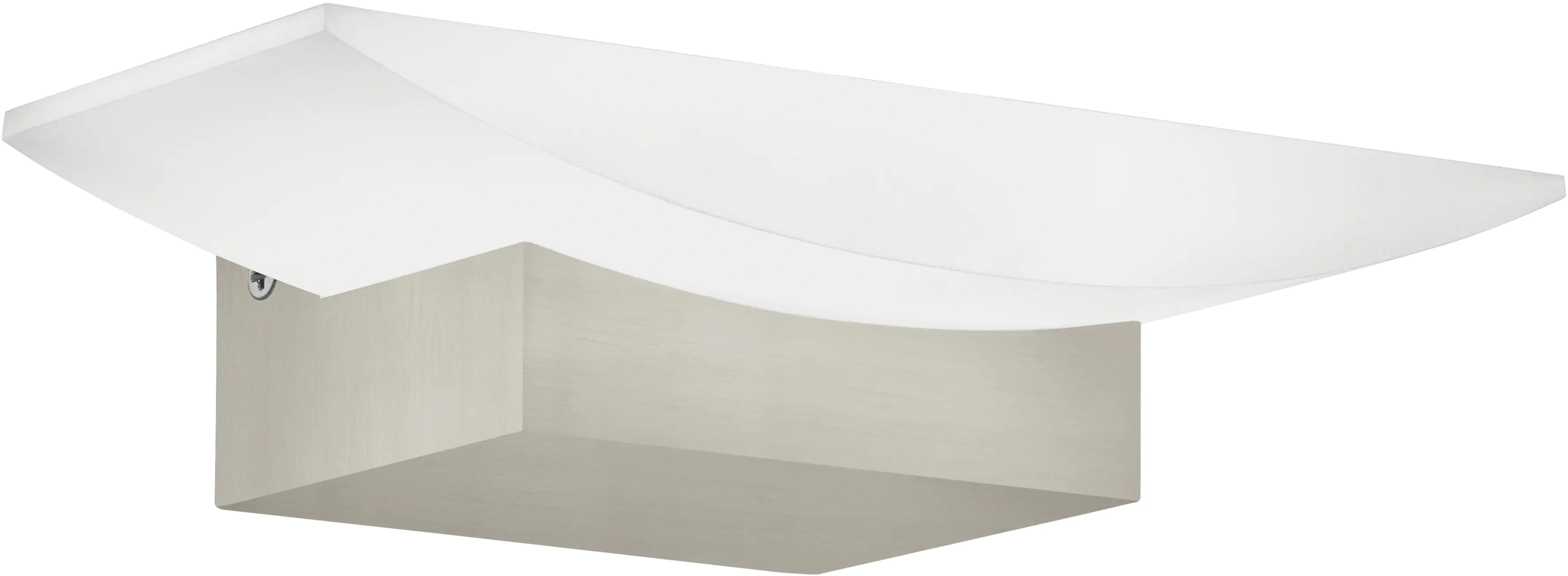 Eglo LED Wandleuchte Metrass nickel-matt 10,5 x 20 cm warmweiß Eglo LED Wandleuchte Metrass nickel-matt 10,5 x 20 cm warmweiß